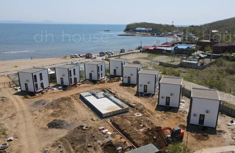 Реализованный проект легковозводимого дома "Бухта Лазурная"