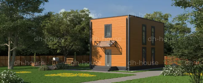 Двухэтажный модульный дом LIGHT 118